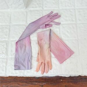 ✿ Hand Dyed Pastel Opera Gloves ✿